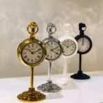 SCHOBERT شوبرت  ساعت رومیزی فلزی سفید  6010W