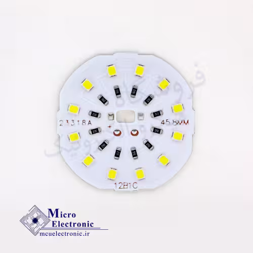 SMD 12w 12v سفید قطر 4.5cm