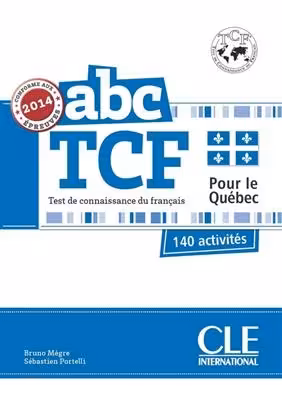 کتاب آزمون فرانسه ای بی سی تی سی اف ABC TCF version Quebec رنگي