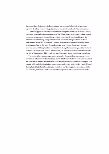 خرید و دانلود نسخه کامل کتاب The Impact of Climate Change on the United States Economy