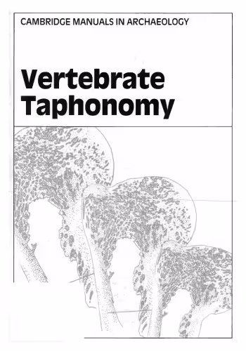 خرید و دانلود نسخه کامل کتاب Vertebrate Taphonomy