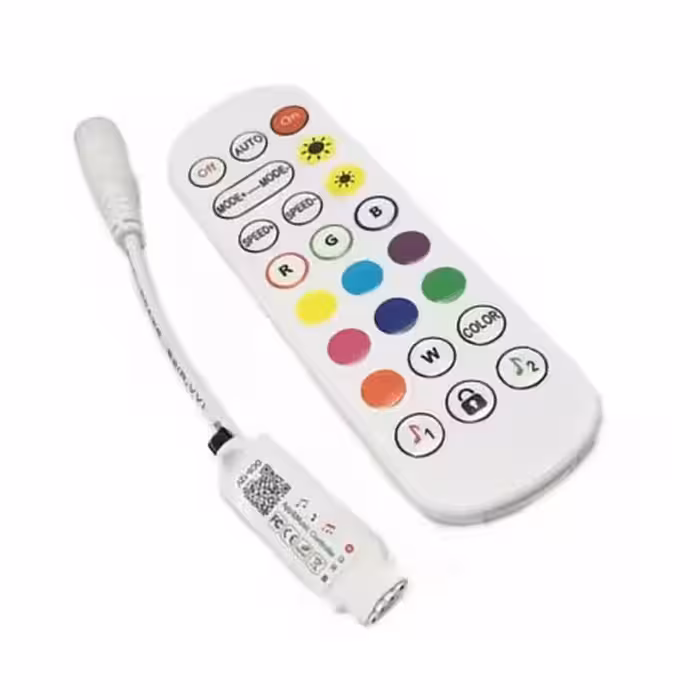 ریموت کنترلر RGB IR بلوتوثی موزیکال