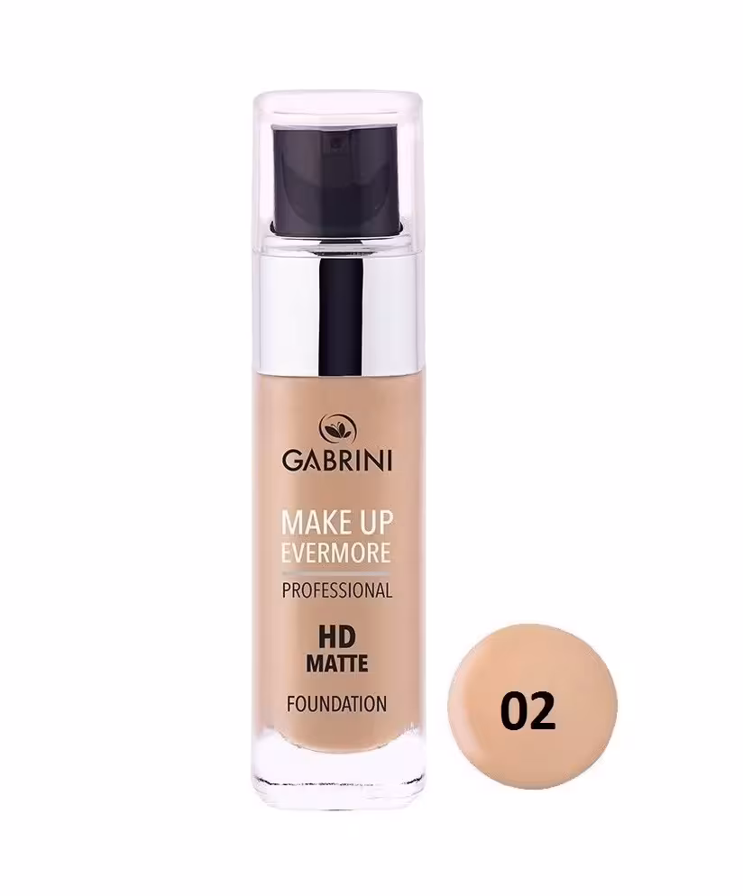 کرم پودر گابرینی HD MATTE شماره 02