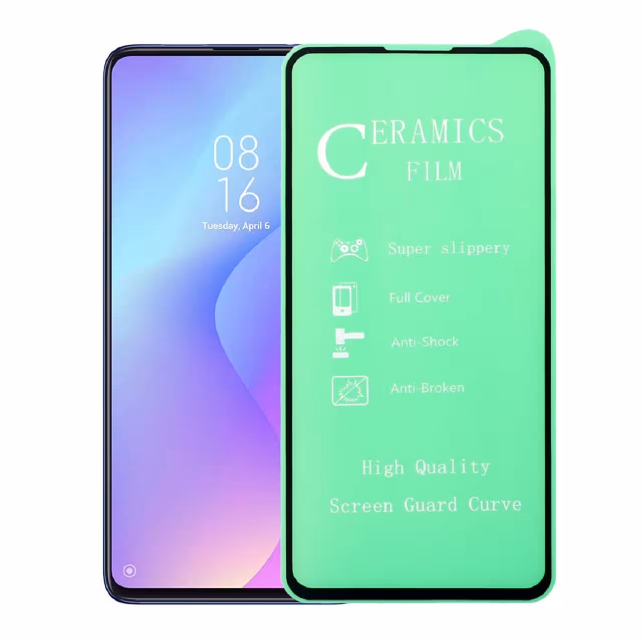 محافظ صفحه نمایش شیشه ای سرامیکی Xiaomi Redmi9T pro