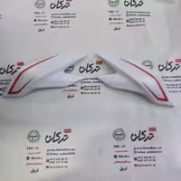 قاب ( فلاپ ) بغل بلوری چراغ جلو موتور اپاچی 200 جدید نیوفیس سفید اصلی (جفتی)