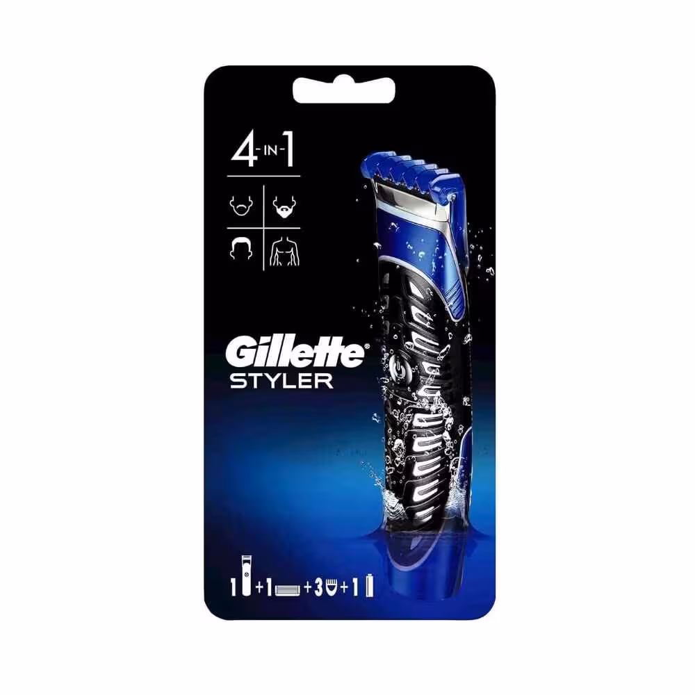 ماشین اصلاح ژیلت 4 در 1 مخصوص آقایان مدل Gillette Styler
