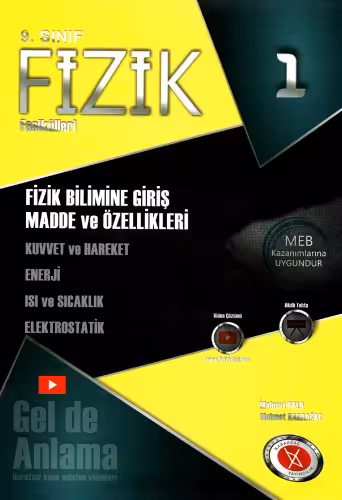 خرید و دانلود نسخه کامل کتاب Karaağaç 9. Sınıf Fasikül 1.1 Fizik Bilimine Giriş 2018-19