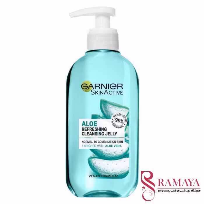 تونر پاک کننده صورت گارنیر مدل Aloe حجم 200 میلی لیتر