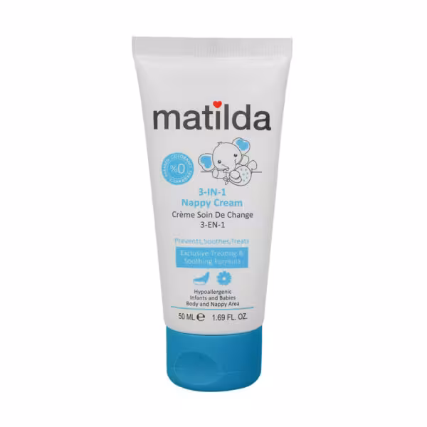 کرم محافظ پای کودک 3 در 1 ماتیلدا Matilda 3 In 1 Nappy Cream