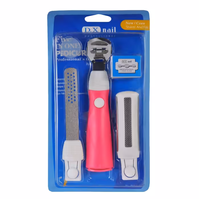 پک پدیکور پا ( تیغ _رنده _سوهان) پاشنه پا DX nail