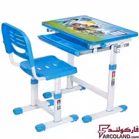 ست میز تحریر و صندلی مدل قابل تنظیم طرح سگهای نگهبان کد 12