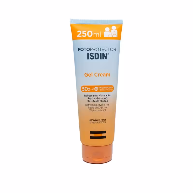 ضد آفتاب ژل کرم ایزدین SPF50 حجم 250 میلی لیتر