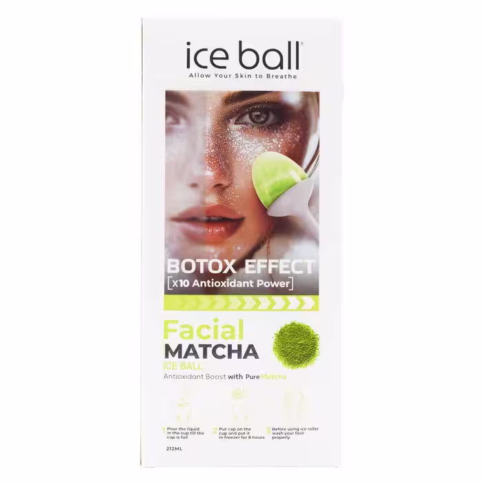 ژل آبرسان صورت آیس بال ICE BALL مدل ماچا حجم 212 میلی لیتر