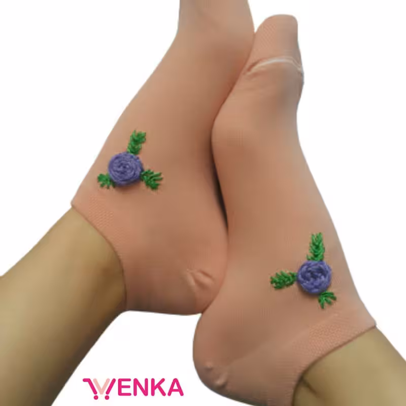 جوراب مچی گلدوزی کد359