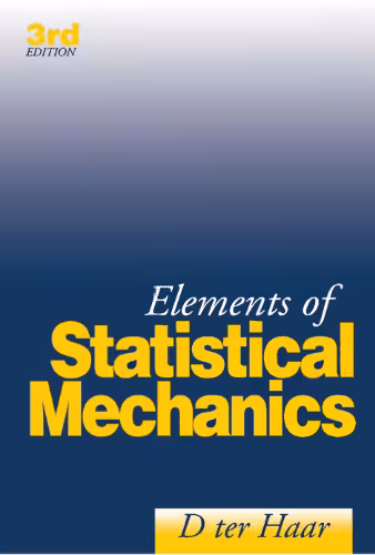 خرید و دانلود نسخه کامل کتاب Elements of statistical mechanics
