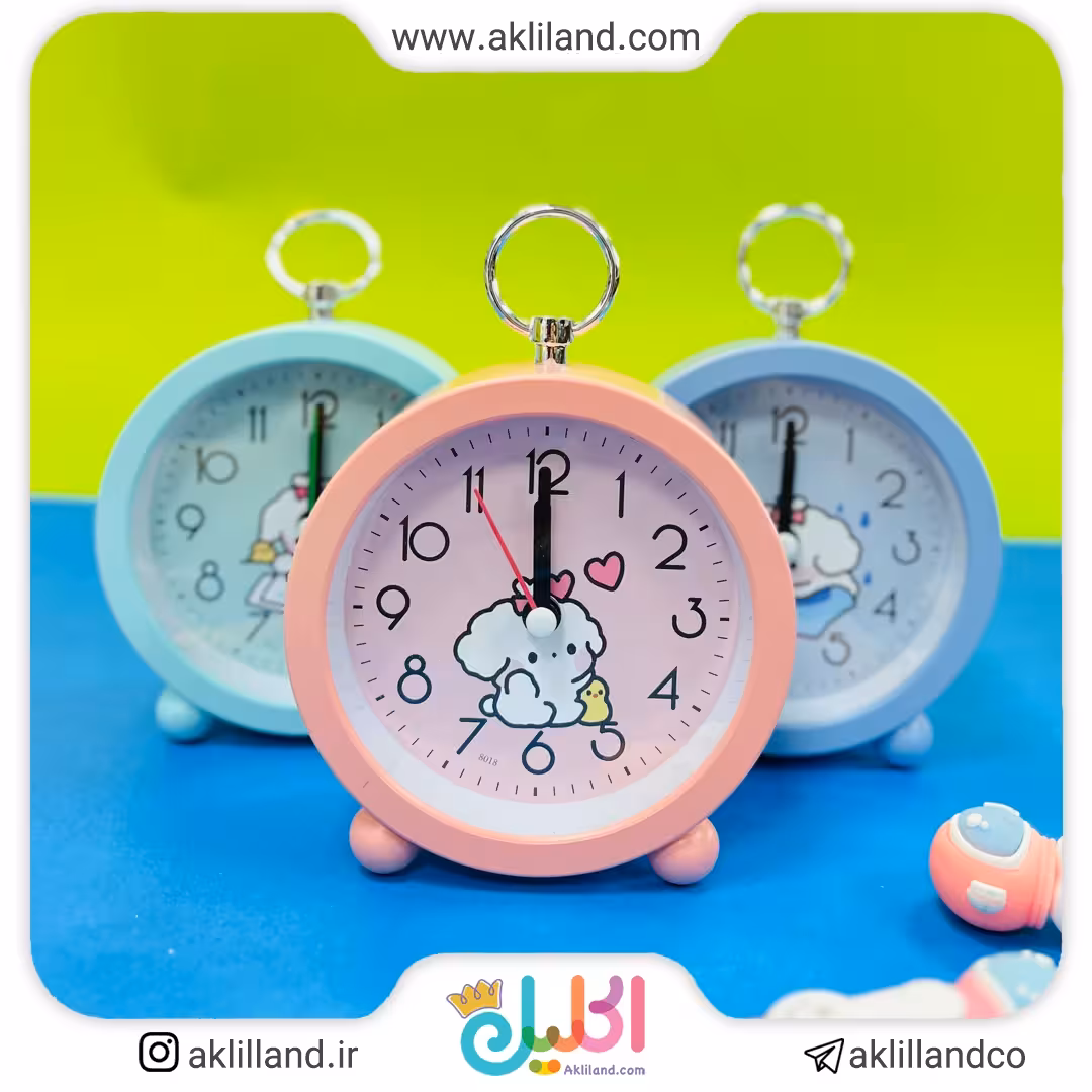 ساعت رومیزی گرد