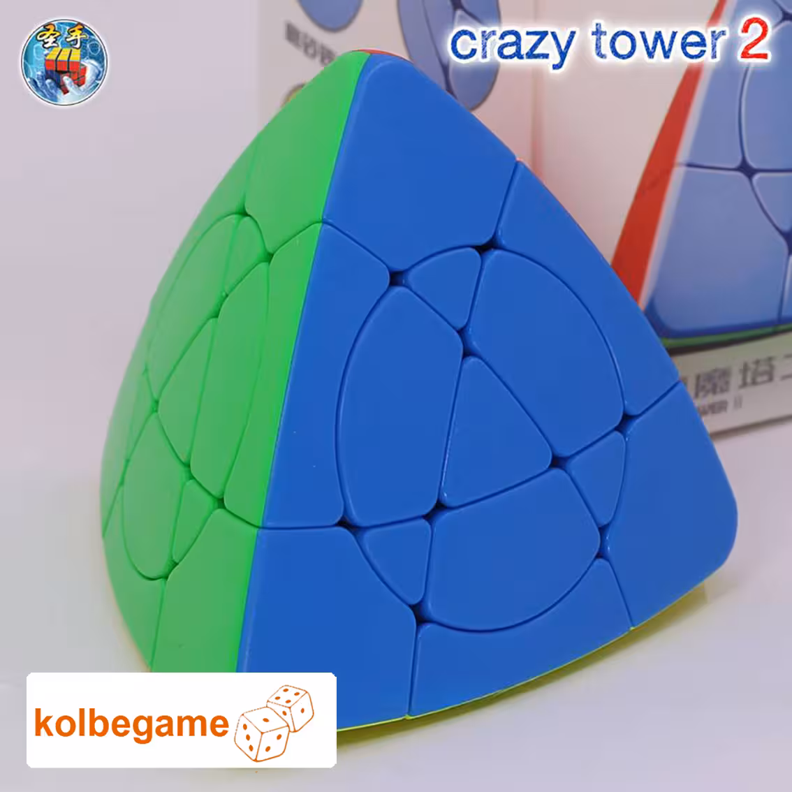 روبیک هرمی 3×3 شنگ شو برج جادویی کریزی ورژن 2