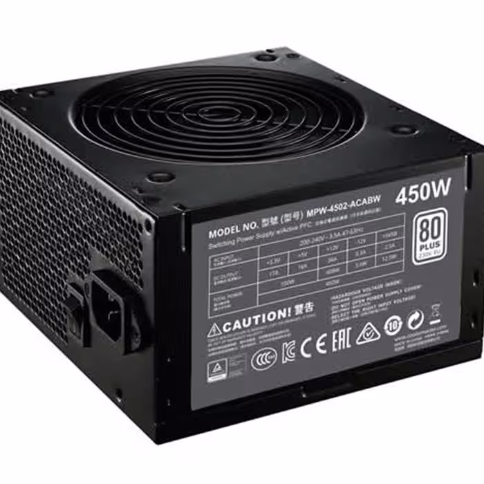 منبع تغذیه کولرمستر مدل MWE White 450W