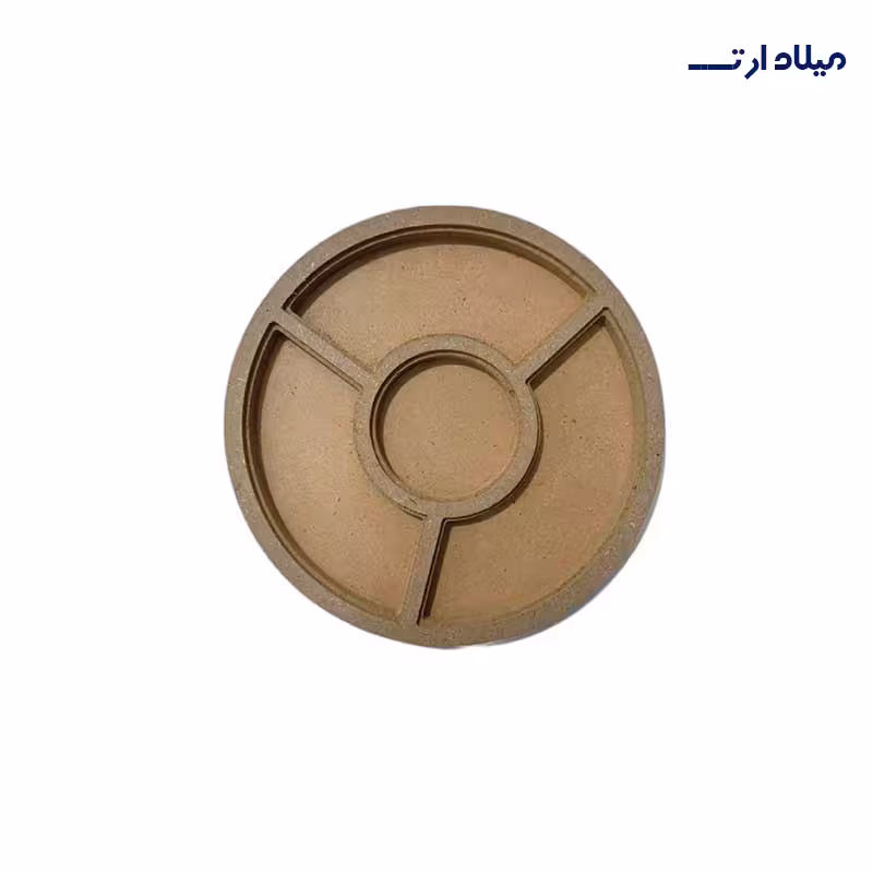 بیس MDF اردو خوری دایره 4خانه قطر 28 سانت