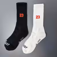 جوراب ساقدار کف حوله ای سری اتلتیک آپتیمیست طرح Jordan 23