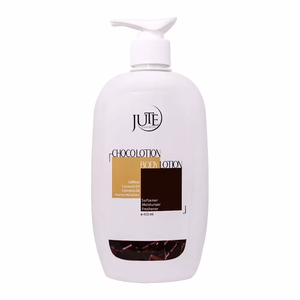لوسیون مرطوب کننده و آبرسان بدن شکلات ژوت jute 400ML