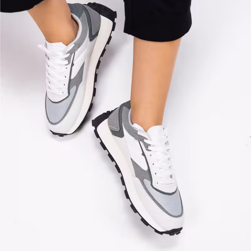 کتونی زنانه sh5043-WHITE/GREY