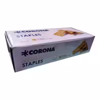 سوزن منگنه کرونا مدل مسی سایز 24/6 بسته 10000 عددی کد p8673