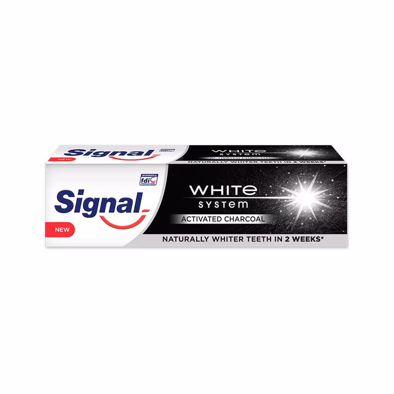 خمیر دندان زغالی سیگنال مدل Activated Charocal حجم 75 میلی لیتری