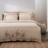 سرویس ملحفه دونفره کینگ سایز Latifa از برند ecocotton