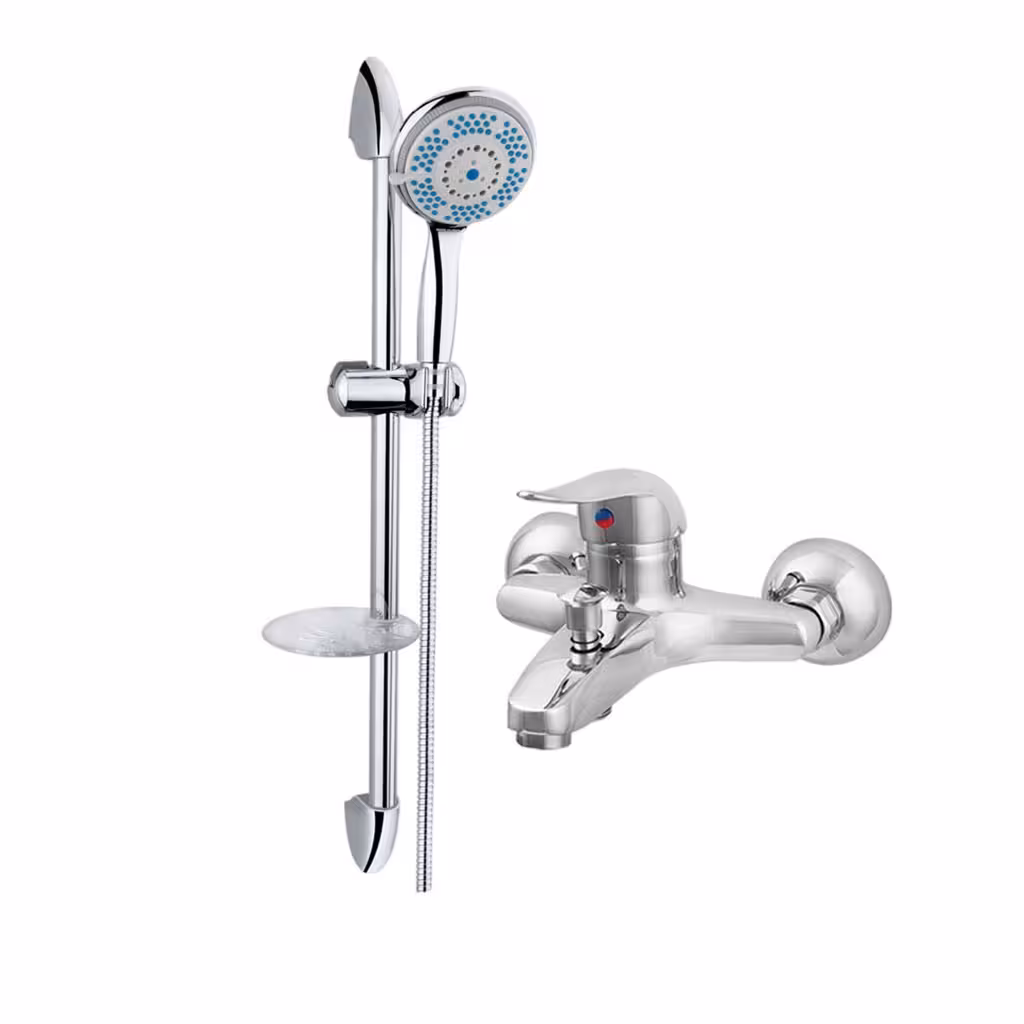 شیر حمام مدل ساحل به همراه علم دوش کروم