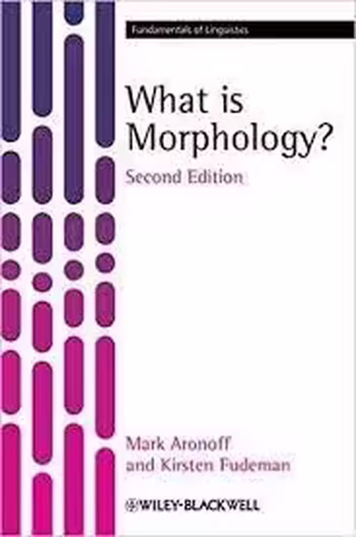 کتاب What is Morphology