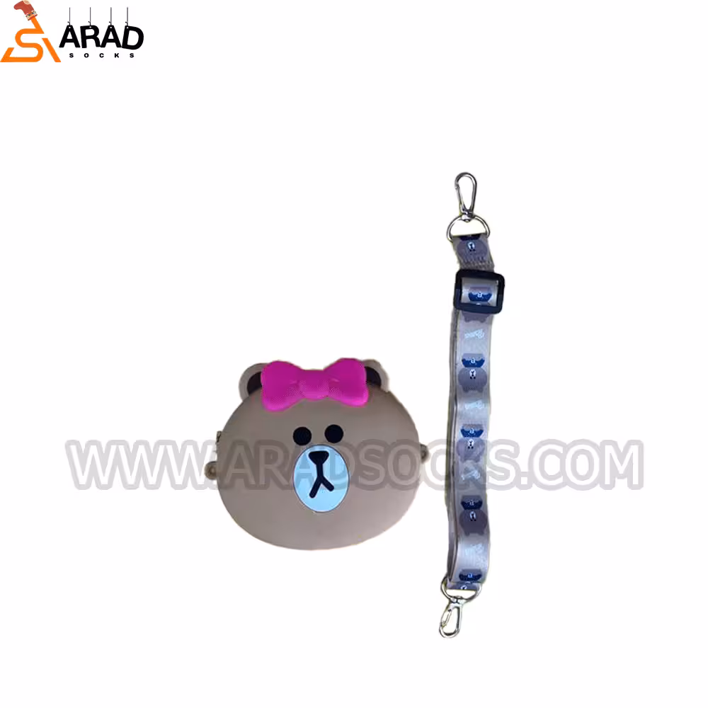 کیف سیلیکونی طرح تدی کرمی