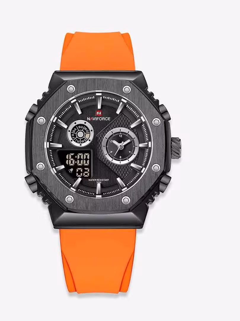 ساعت مچی دوزمانه مردانه نیوی فورس Naviforce 9216 B/B/O