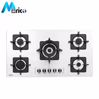 گاز رومیزی استیل البرز کد S5913 پنج شعله استیل