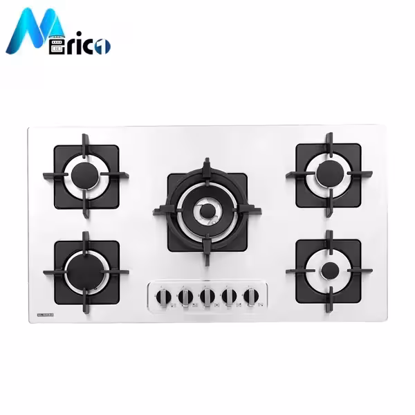 گاز رومیزی استیل البرز کد S5913 پنج شعله استیل