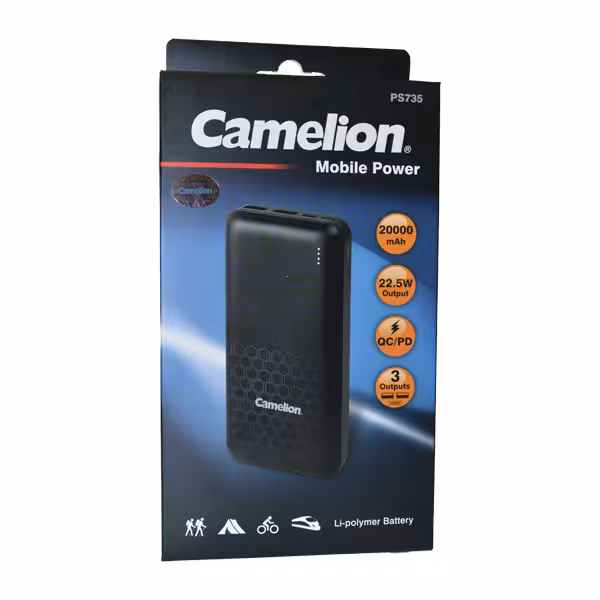 پاور بانک 735 کملیون-20000 میلی آمپر