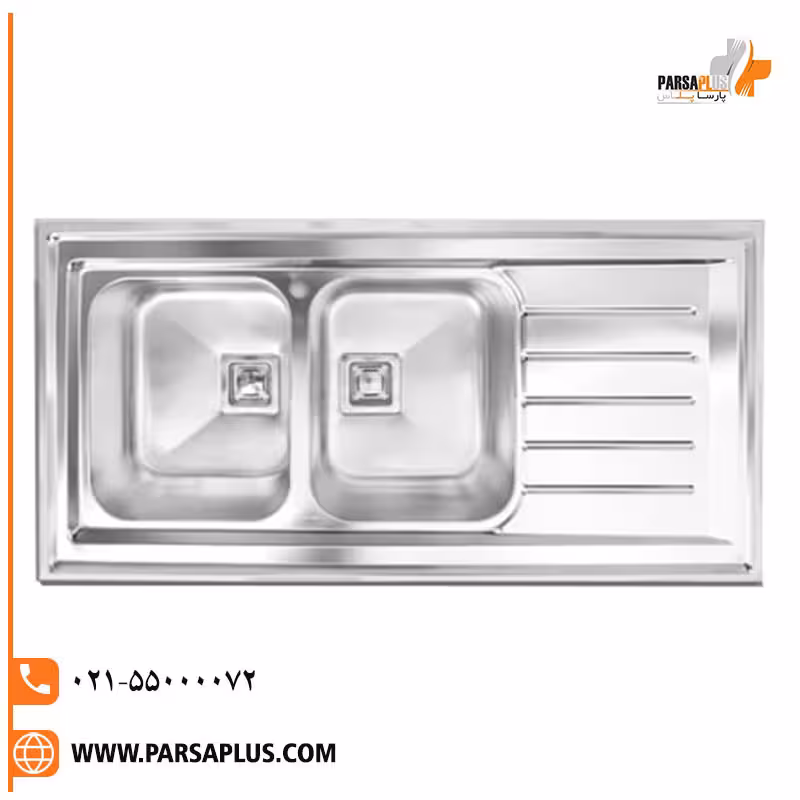 سینک ظرفشویی روکار کد 507S اخوان