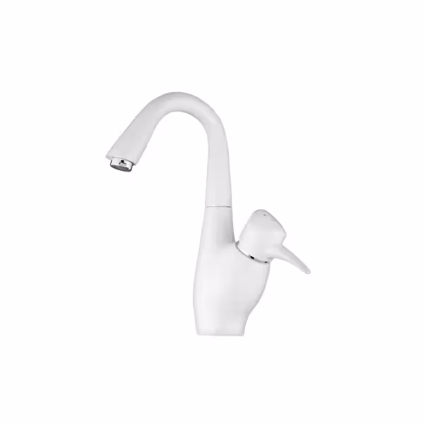 شیر روشویی کاویان مدل توکا سفید