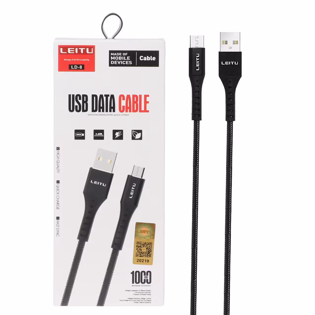 کابل اندروید LEITU مدل LD-8