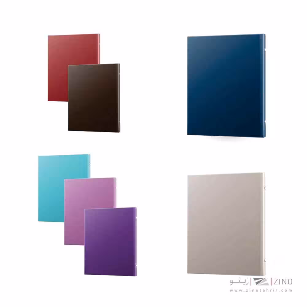 XXXدفترکلاسوری 26حلقه 200برگ قفل فلزجلدسخت میکرو سری گالینگور کدA35