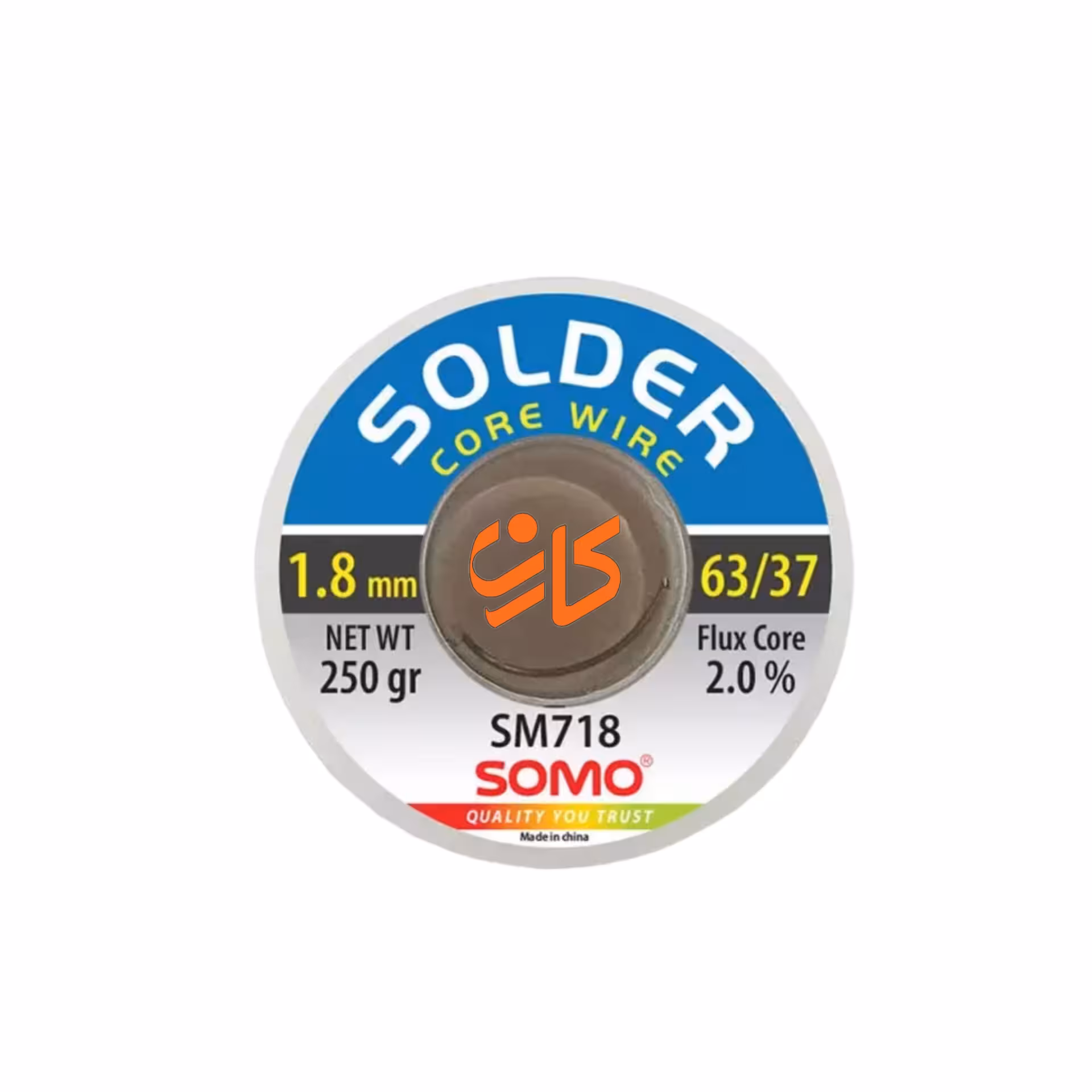 سیم لحیم سومو 18 میلیمتر 250 گرم مدل SOMO SM718 250g 18mm