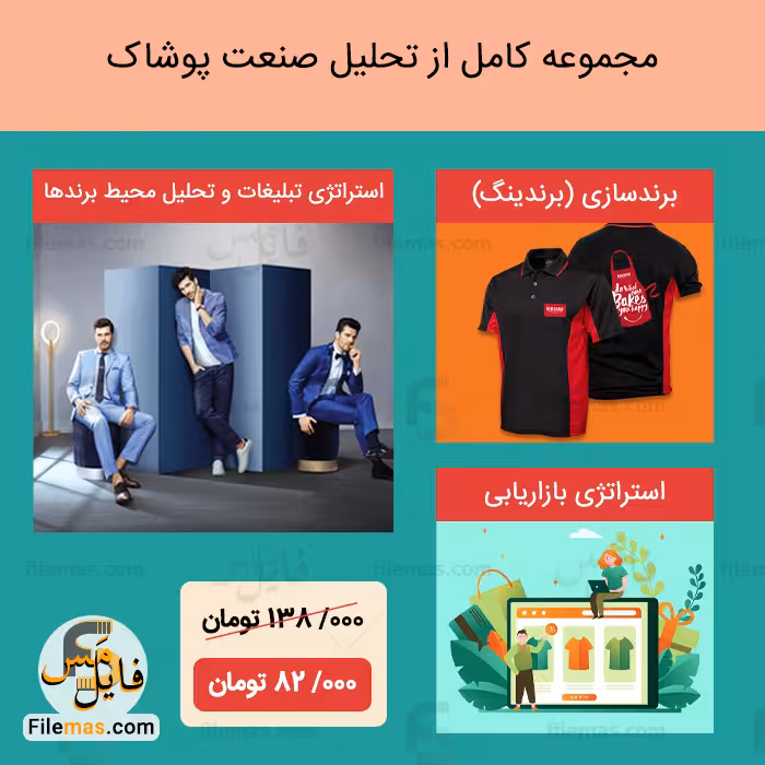 مجموعه کامل تحلیل صنعت پوشاک | استراتژی فروش، بازاریابی، تبلیغات و برندسازی