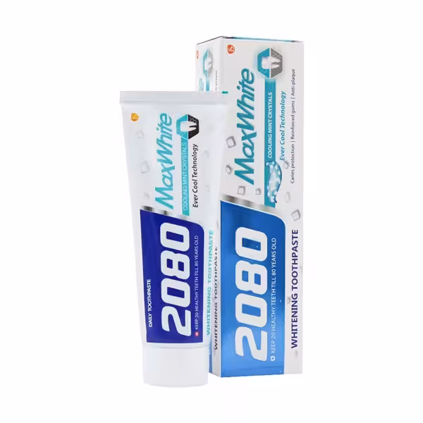 خمیر دندان سفید کننده مکس وایت 2080 حجم 100 گرم | Max White 2080 Whitening Crystals Toothpaste 100ml