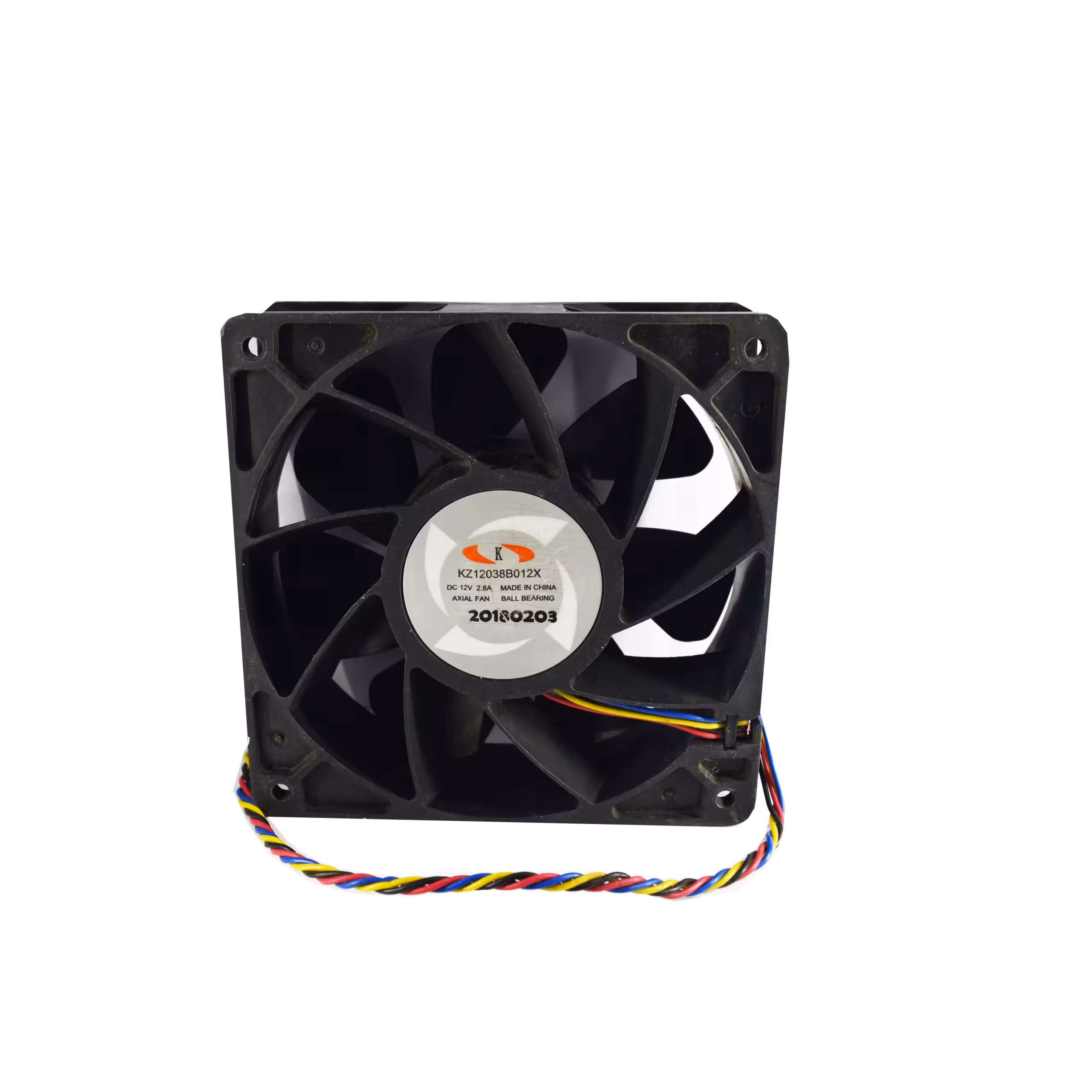 فن بلبرینگی 12V چهار سیمه سایز 12x12مخصوص ماینر