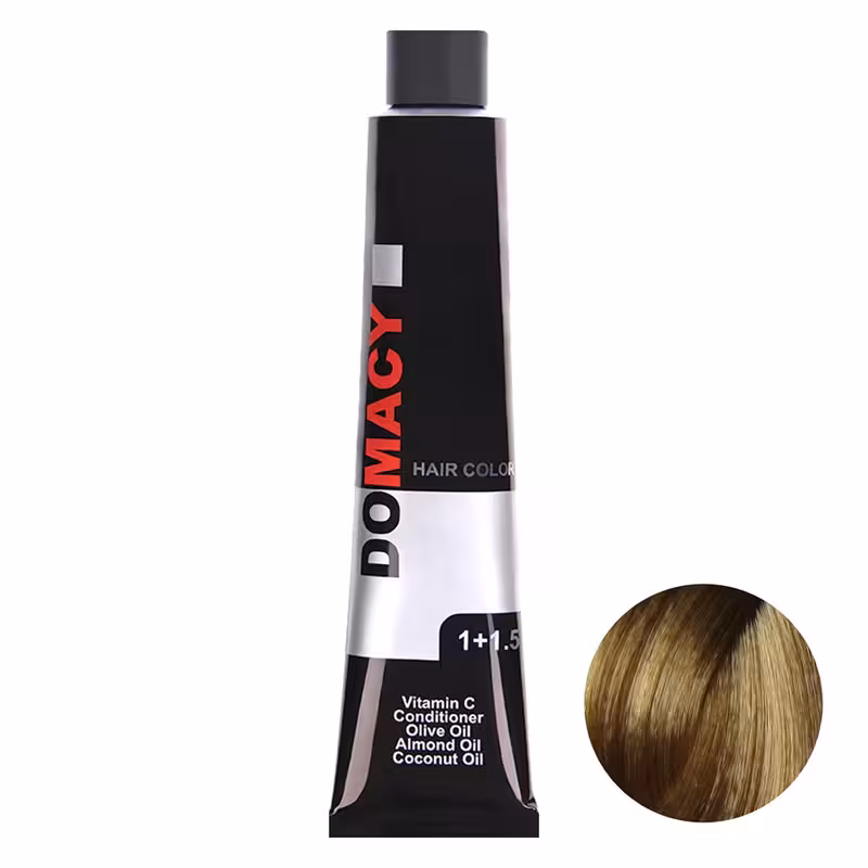 رنگ مو دوماسی سری شکلاتی شماره 7.7 حجم 120 میلی لیتر رنگ بلوند شکلاتی متوسط