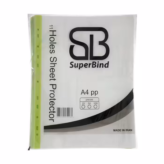 کاور 50 میکرون A4 سوپر بایند