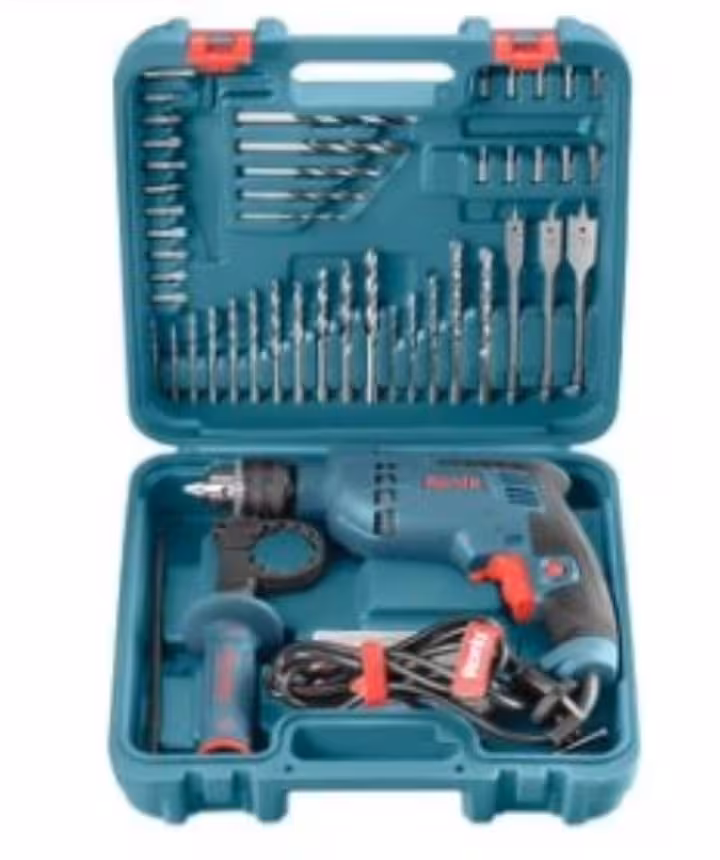 کیت کامل دریل 13 میلیمتری 750 وات رونیکس با لوازم کامل مدل RS-0006