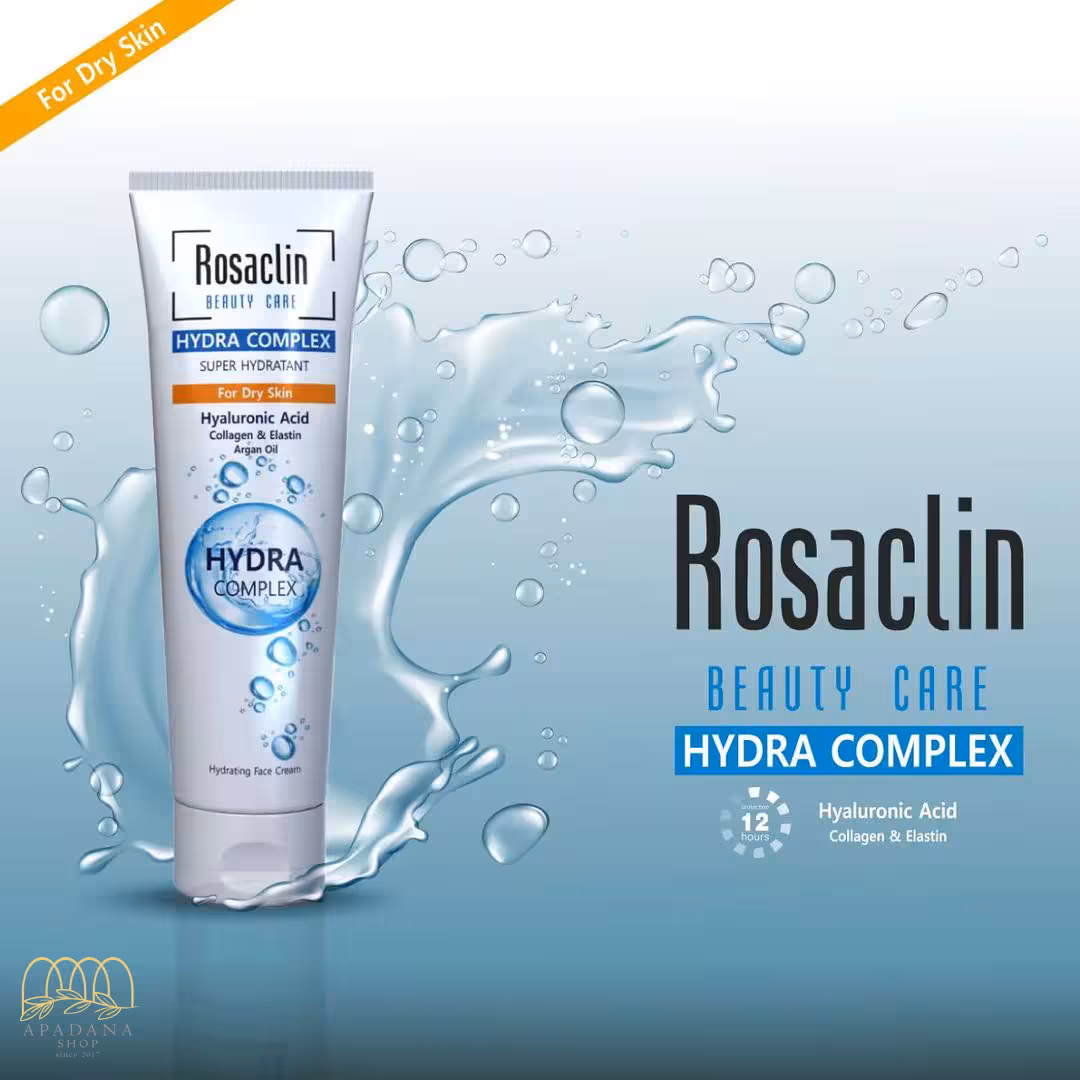 کرم آبرسان پوست خشک رزاکلین حجم 100 میل