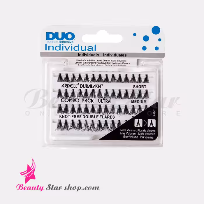 مژه تکی بدون گره دبل الترا دوو سایز میکس