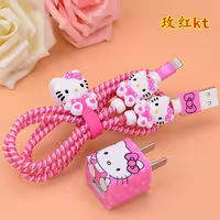 پک محافظ معمولی کابل شارژ هلو کیتی KittyHello Usb Cable Protector